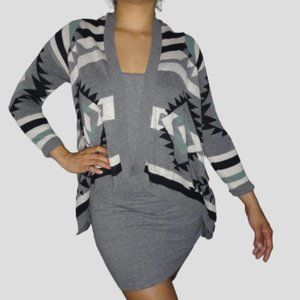 Pink Republic Aztec Cardigan